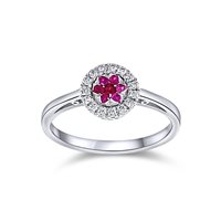 Ringe Gaurosa Dame Liana in Gold Diamante 0.14 Ct 10480939 - 10480939